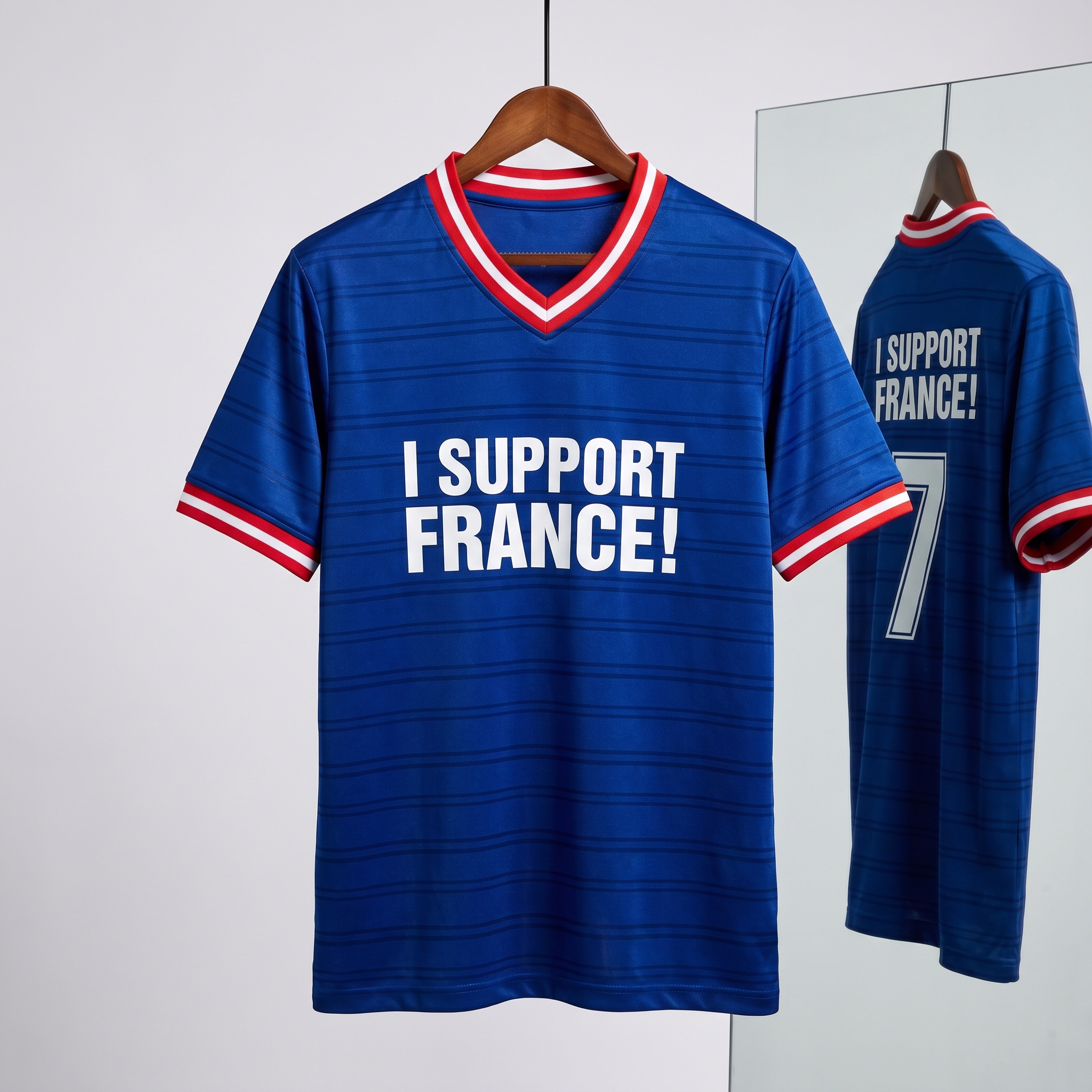 I Support France Blue Jersey